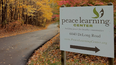 Peace Learning Center sign