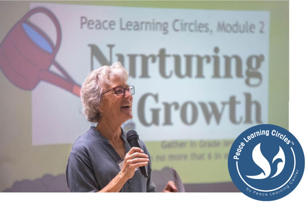 Lynn McMahan speaking to PL Circles presentation